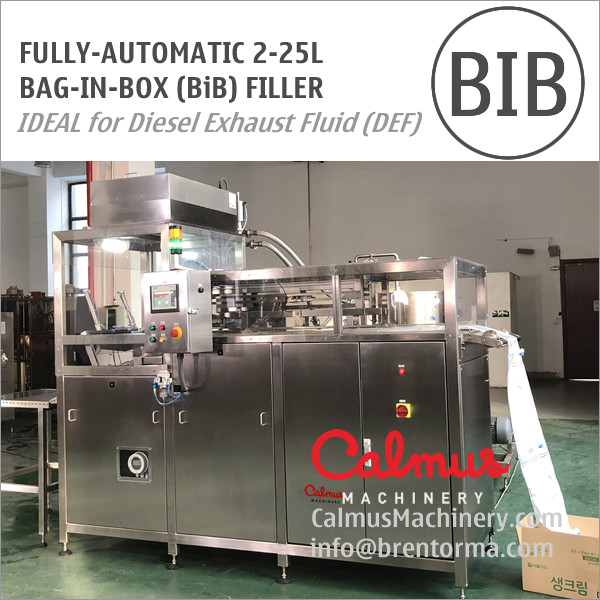 Fullyautomatic BiB DEF Diesel Exhaust Fluid Filling Machine BaginBox