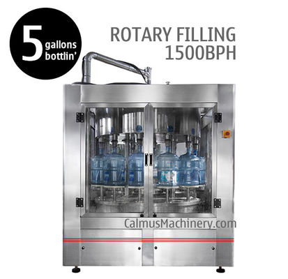 Automatic 5 Gallon Barrel Liquid Filling Machine for Mineral Water Production Lines