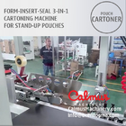 Monoblock Case Packer Cartoning Machine for Stand-Up Pouches