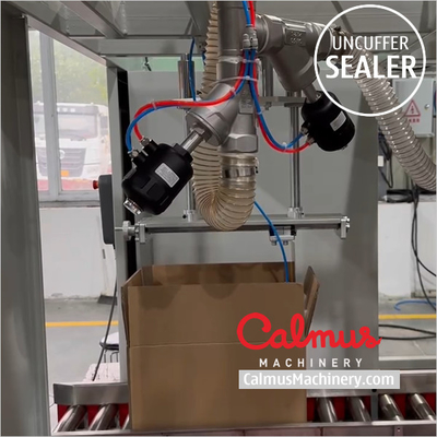 Bag in Box Uncuffer and Sealer