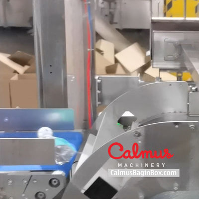 Monoblock Pouch Case Packer Machine for Cartoning Doypacks