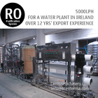 5000LPH Ireland Ordered Industrial Water Plant RO Water Treatment System