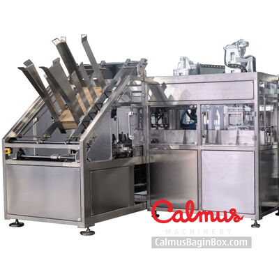 Liquid Spouted Pouch Filling and Case Packing Complete Line