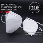 Semi-auto N95 Respirator Mask Making Machine Production Line in STOCK