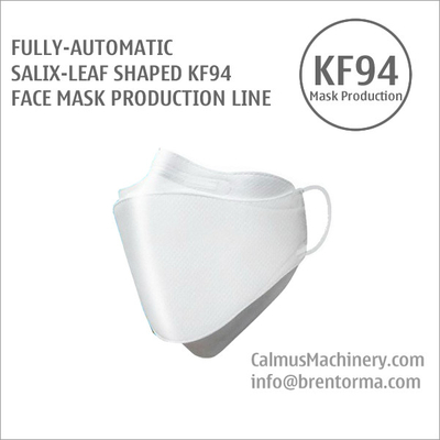 Fully-automatic Korean Salix-Leaf KF94 Mask Machine Production Line