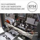 Fully-automatic Korean Salix-Leaf KF94 Mask Machine Production Line