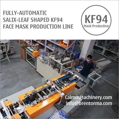 Fully-automatic Korean Salix-Leaf KF94 Mask Machine Production Line