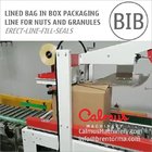 Liner Bag in Box Forming Filling Sealing Line for Packaging Nuts and Granules