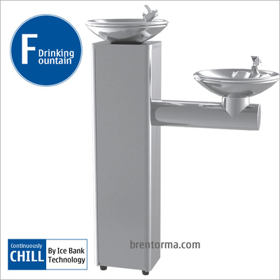 DF3BC Floor-Mounted Bi-level Stailess Steel Drinking Water Fountain