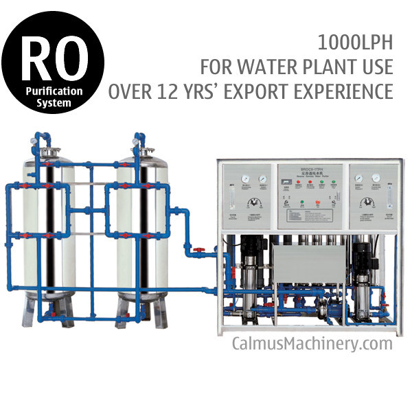 1000L/H Dow FILMTEC RO Membranes Water Plant Equipment With Grade 304 Stainless Steel Housings