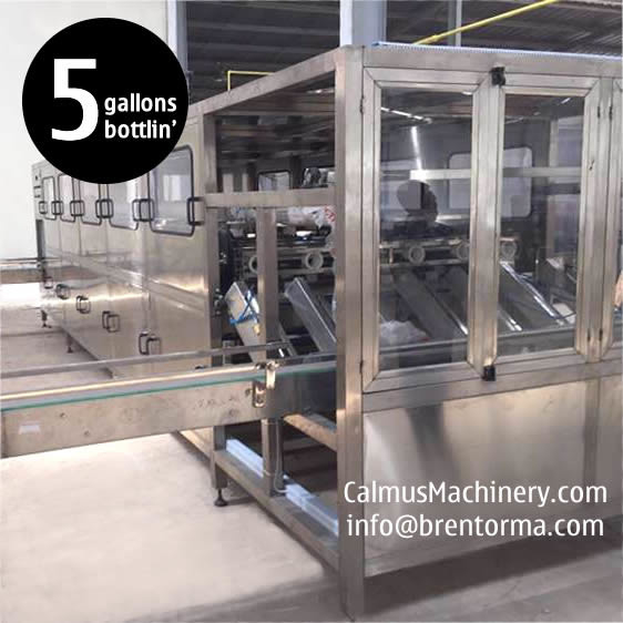 1200BPH 5 or 3 Gallon Bottled Water Plant Equipment Water Bottling Machine