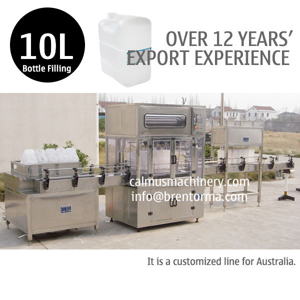Automatic PLC Controlled Water Bottling Plant for Large Volume Production Systems