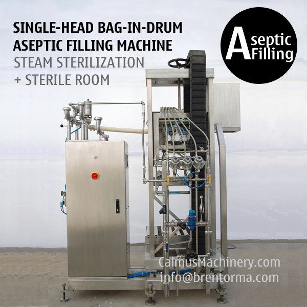 Single-head 200 Litre Bag in Drum Fruit Puree Paste Aseptic Filler