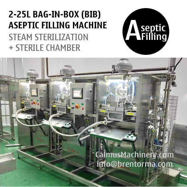 Nonbackflow BIB Bag Filler 3head Bag in Box Aseptic Filling Machine