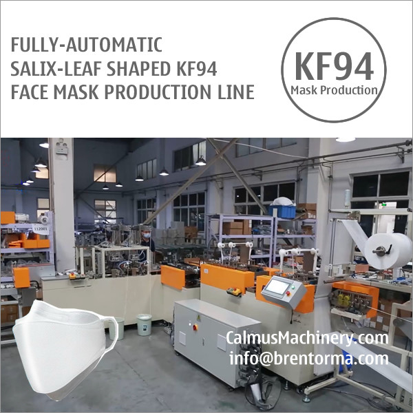 Fully-automatic Korean Salix-Leaf KF94 Mask Machine Production Line