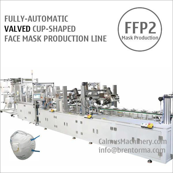 Fully-automatic Valved Cup Mask Making Machine Production Line
