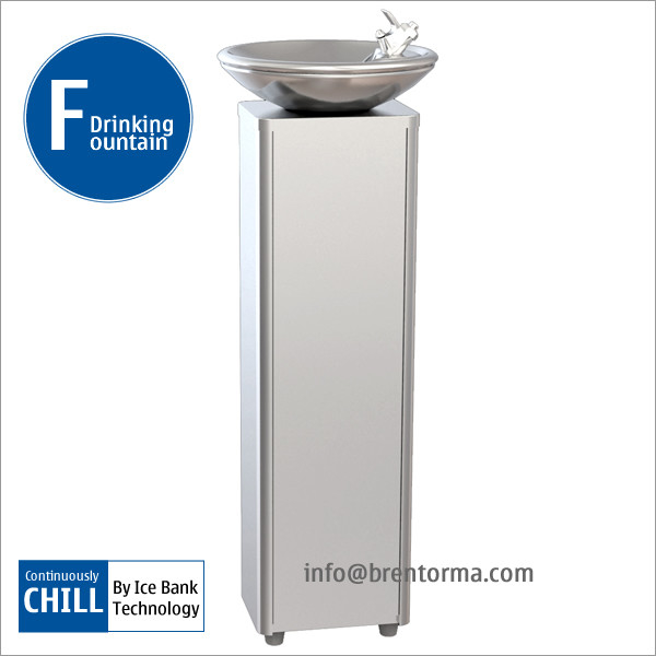 DF3C Floor-Mounted Drinking Water Fountain or Free-Standing Stainless Steel Drinking Fountain