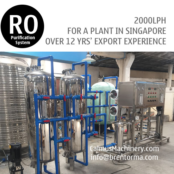 2TPH Singapore Ordered Commercial RO Water Filtration System