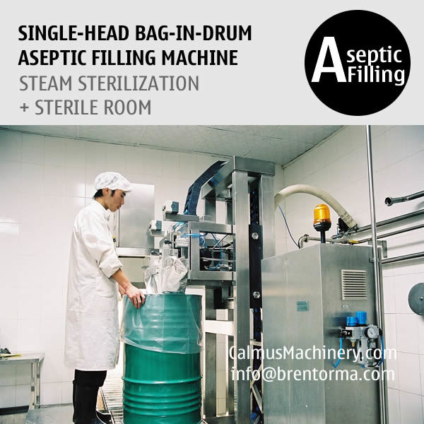 200-220 Litre Bulk Bag Filler Bag in Drum Aseptic Filling Equipment