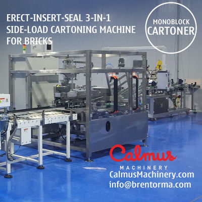 High-Speed Case Packer Monoblock Side-Load Cartoning Machine