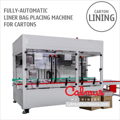 Case Liner Polybag Inserting Machine for Bulk Box Packaging