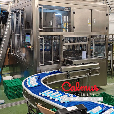 Liquid Spouted Pouch Filling and Case Packing Complete Line
